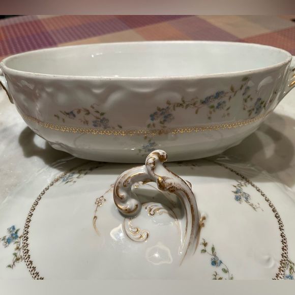 CH Field Haviland Limoges Oval Serving Dish with Lid - Picture 9 of 11